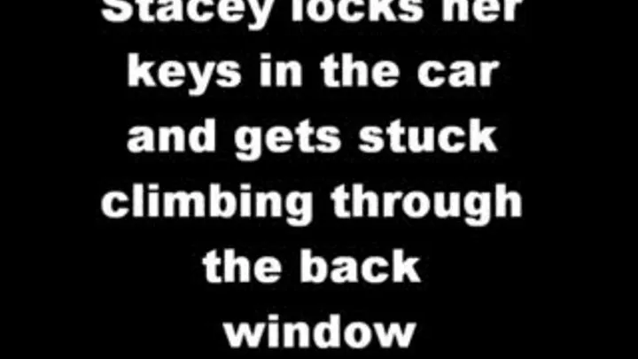 Staceys Stuck in the Car Window