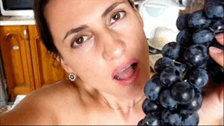 swallowing whole grapes