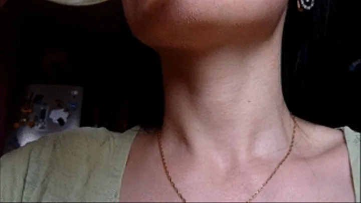 Adam's apple closeup. n