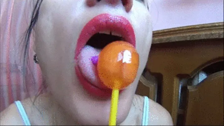 rubbing a lollipop lf