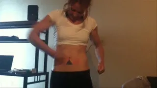 Veve Lane Pt2 Abs and Belly Punching