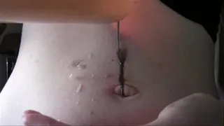 Natasha Starr pt9 Hot Wax Navel Play (Outie)(Wax Play)