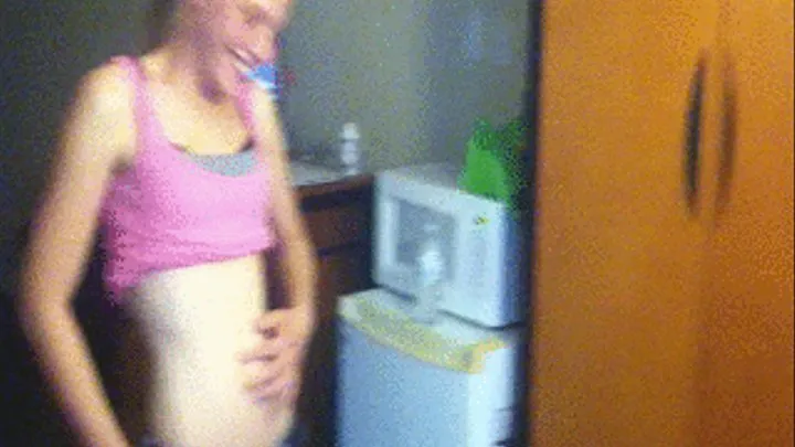 Hannah pt10 Bellybutton and Tummy Tickling (Outie)