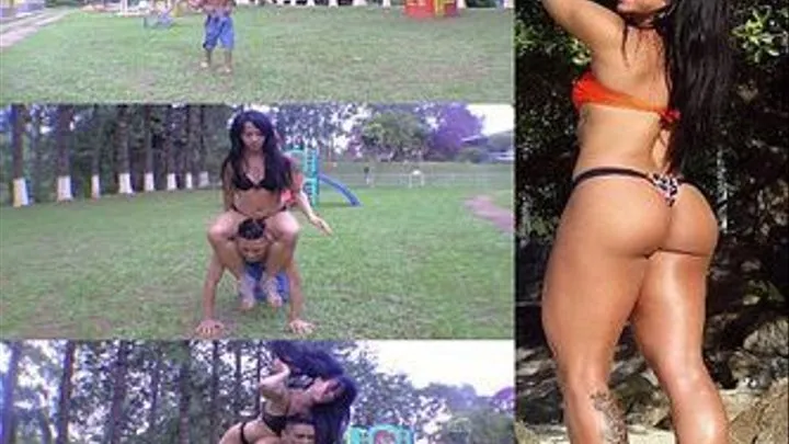 CARRY ME STUPID HORSE BOY - top muscle girl MAIARA LIMA - CLIP 2 - Excluisve MF