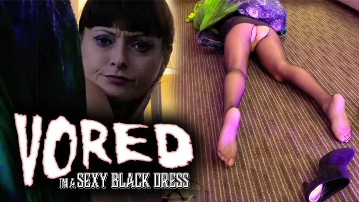 Vore in a Sexy Black Dress with Lil Mizz Unique