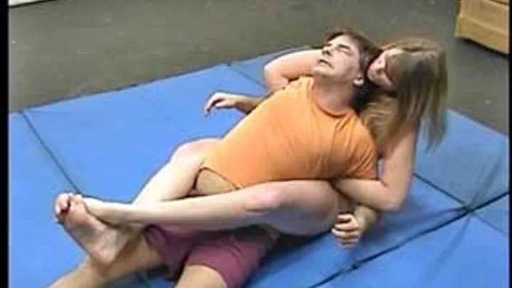 Big Amazon Terry Shows Little Willie How To Wrestle Part 01