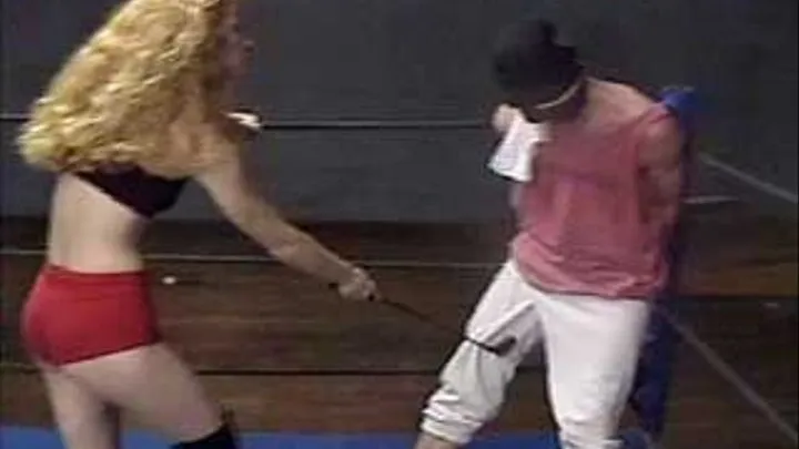 Ball Busting Jamie Torments Her Bitched Boy Slave Peter Part 04