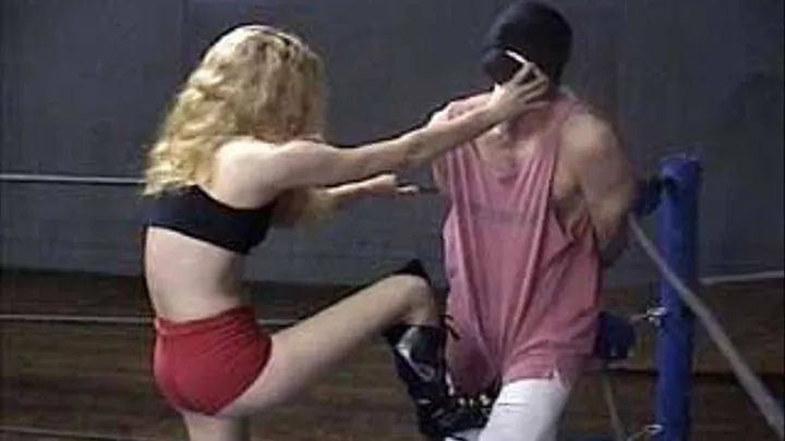 Ball Busting Jamie Torments Her Bitched Boy Slave Peter Part 01