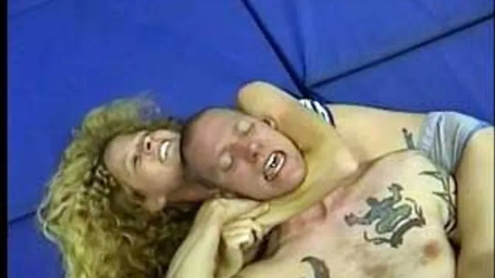 Tatto Boy Super Dave Gets Beaten & Mauled By Sexy Little Jamie Part 01