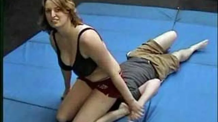 Big Tits Ginger Lynn vs Brett Lets Wrestle Bitch Boy Part 01