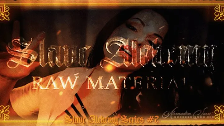 Slave Alchemy : Stage Two - Raw Material