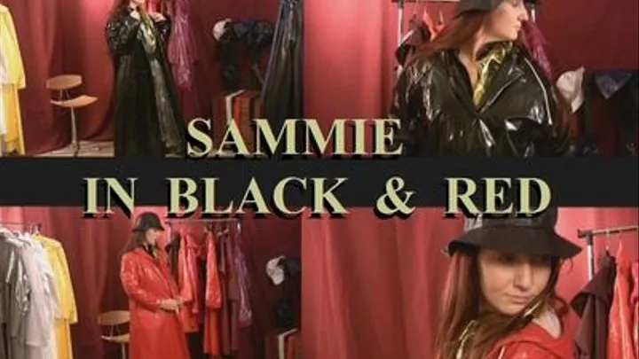 SAMMIE IN BLACK AND RED