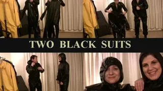 TWO BLACK SUITS