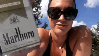 SMOKING BIKINI TEASE