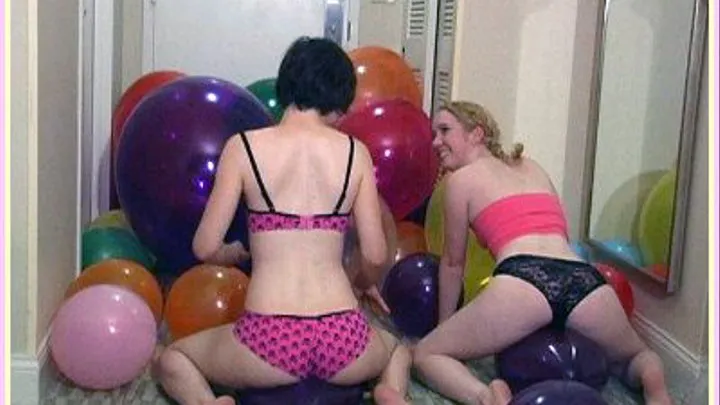 Maya Paradox and Nikki Blue, Bounce to Bust 13 Balloons.