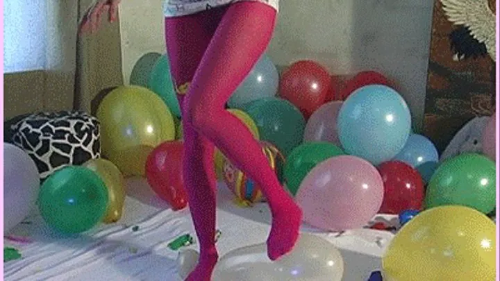 Bounce to Bust in Pink Tights