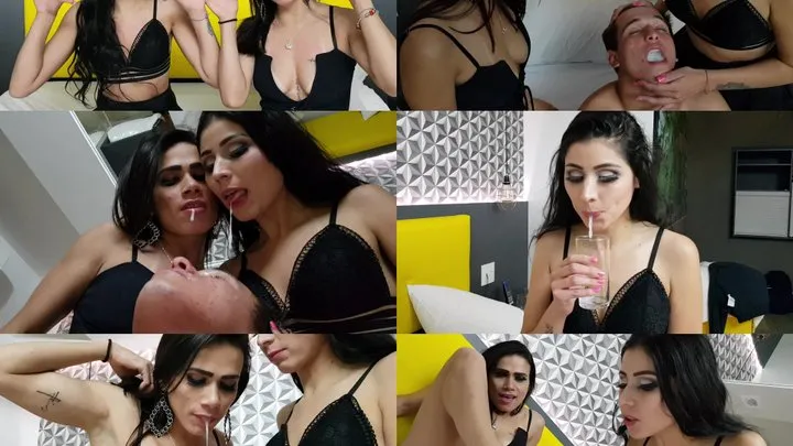 HELPING MY STEP-SISTER SPITTING (REAL SISTERS) - VOL#51 - NEW TOP VICK FERRARI AND VIVI FERRARI - NEW MF SEP 2019 - FULL VERSION - never published