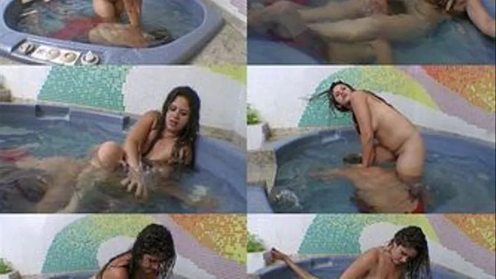 FEMDOM BOYS - CONTROL AIR INSIDE OF SWIMMING POOL - TOP girl FERNANDA RODRIGUES - CLIP 3 - exclusive MF