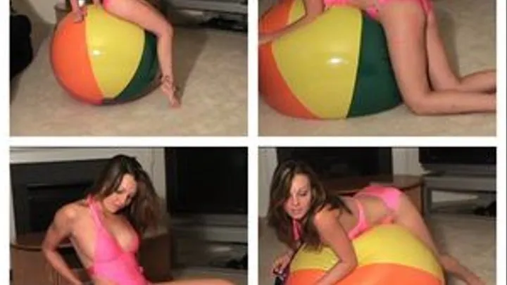 Kelly Big Beach Ball Deflate