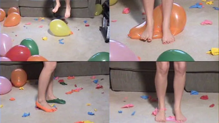 Sophia Dawn Barefoot Balloon Pop