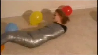 Jill Duct Tape Bound Balloon Pop