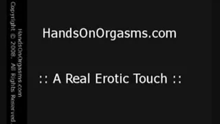 Polly's hands on orgasm