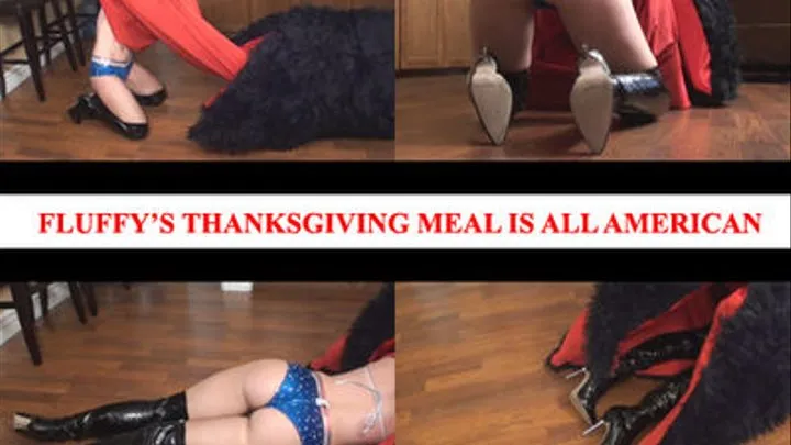 FLUFFY'S THANKSGIVING MEAL IS ALL AMERICAN CLASSIC