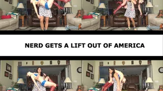 NERD GETS A LIFT OUT OF AMERICAN