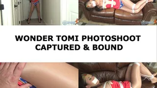 WONDER TOMI PHOTO SHOOT CAPTURED AND BOUND