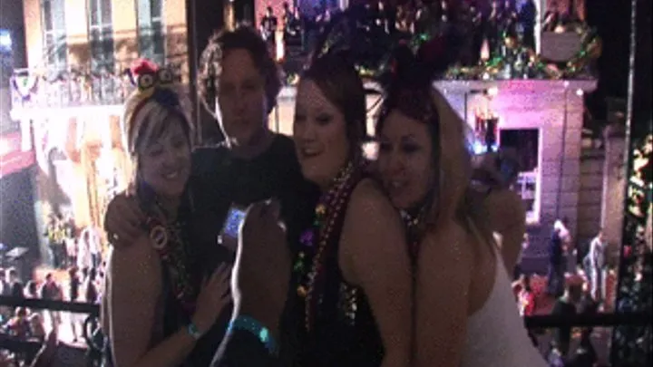 3 sets of tits at mardi gras