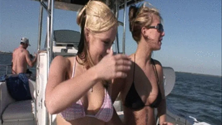 buy me a boat and get the hot big tit blondes naked on it