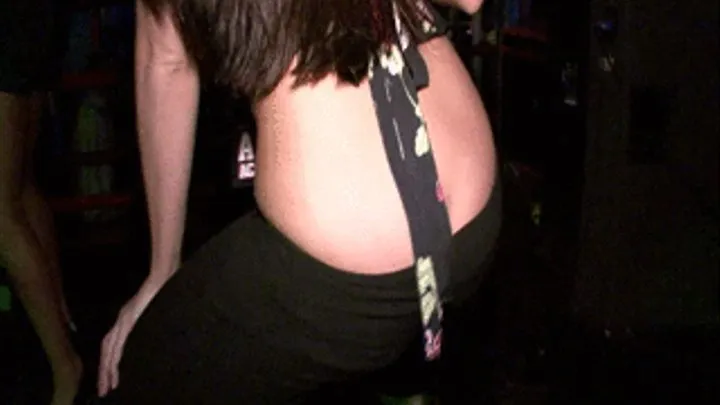 random bitches flashing in the bar tits and panties