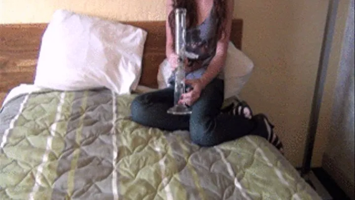 skinny brunette smoking and getting naked hotel