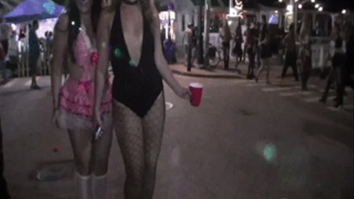 girls party naked in the streets its great