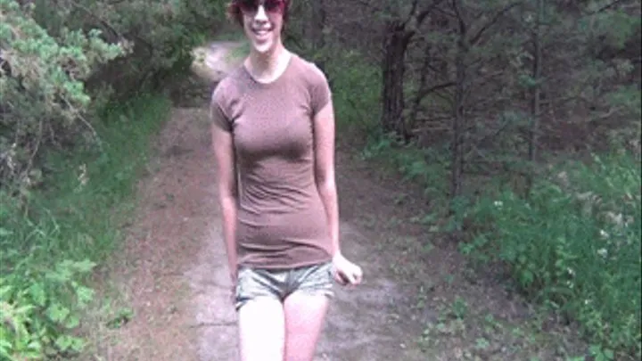 tom boy looking girl skinny 18 year old pov public nudity in the woods