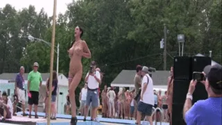 nude on the runway at nudes a poppin festival