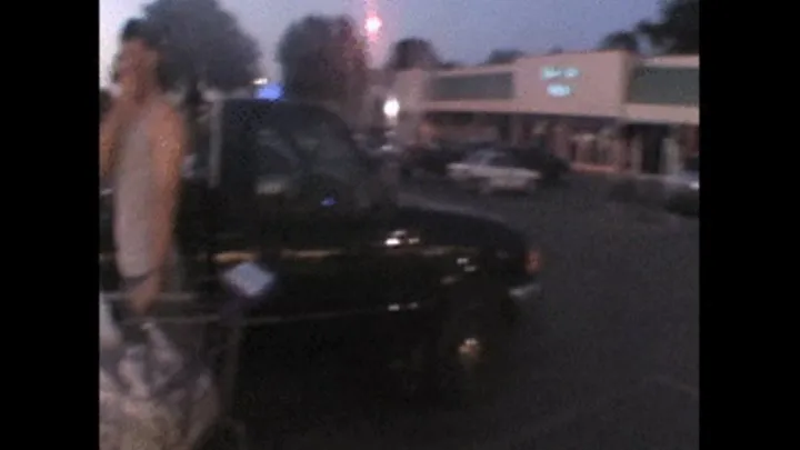 blondie meeting random dude in parking lot then blowing him and swallowing strangers cum