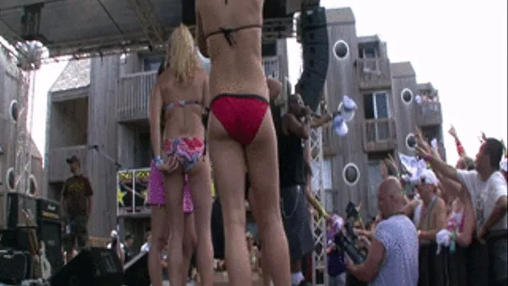 bikini booty shake contest tight ass