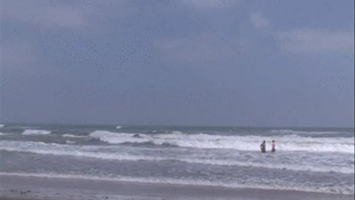 cute coeds flashing at the beach 1