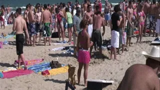 coed beach party