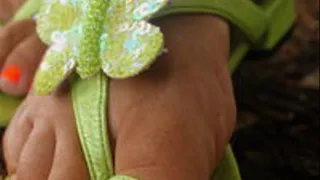 Goldie's Sandal Toe Tease