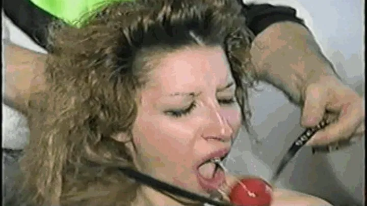 13. BONDAGE CUSTOM #8-A BALL GAGS, TOE-TIED, DROOLING