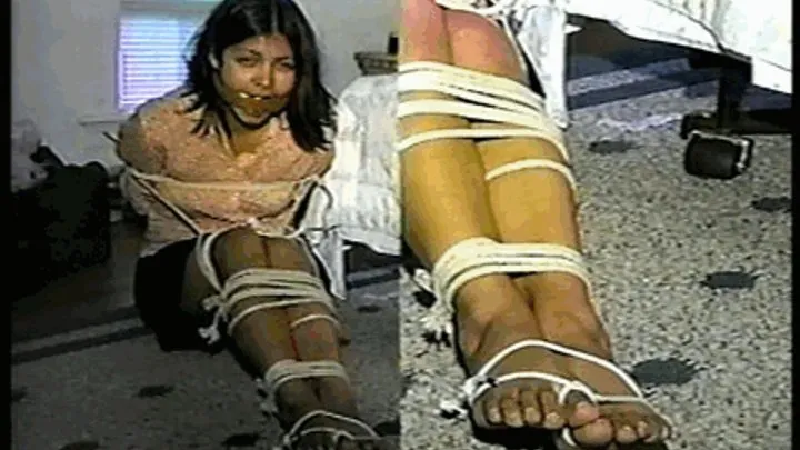 15. BONDAGE CUSTOM C-18A BAREFOOT, TOE-TIED, HOG-TIED