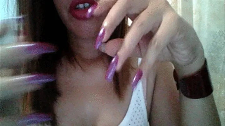 finger NAILS licking good. #jan..