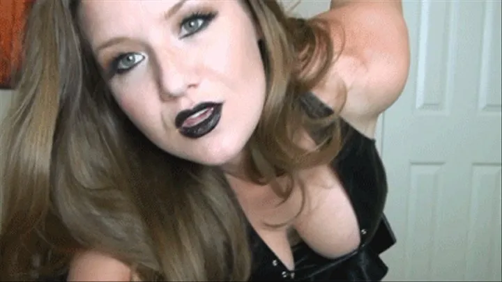 Black Lipstick, Leather & My Sexy Tongue