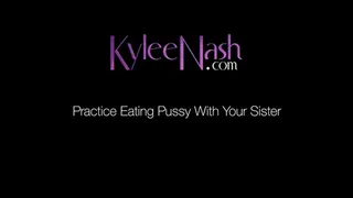 Practice Eating Step Sister's Pussy