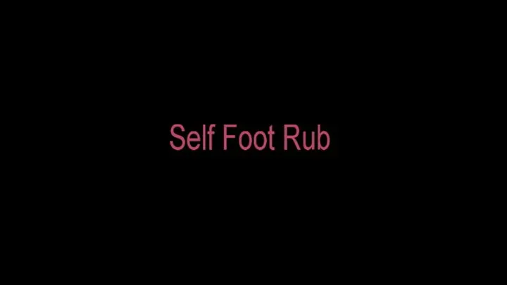 Self Foot Rub Vol 1