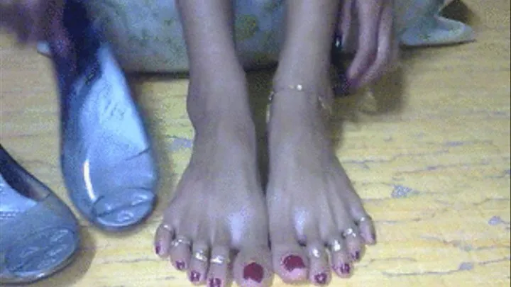 Red and Black longnails and shoes