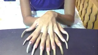 May clear nails in flat surface..