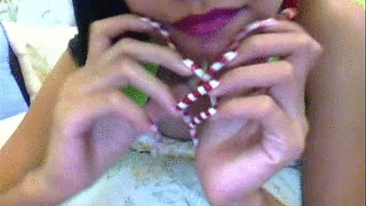 candy nails and lips